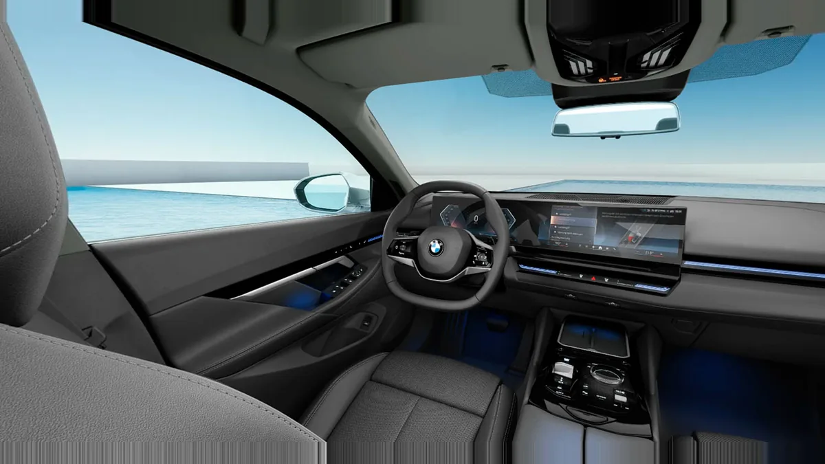 BMW Serie 5 520d en renting — Delantera