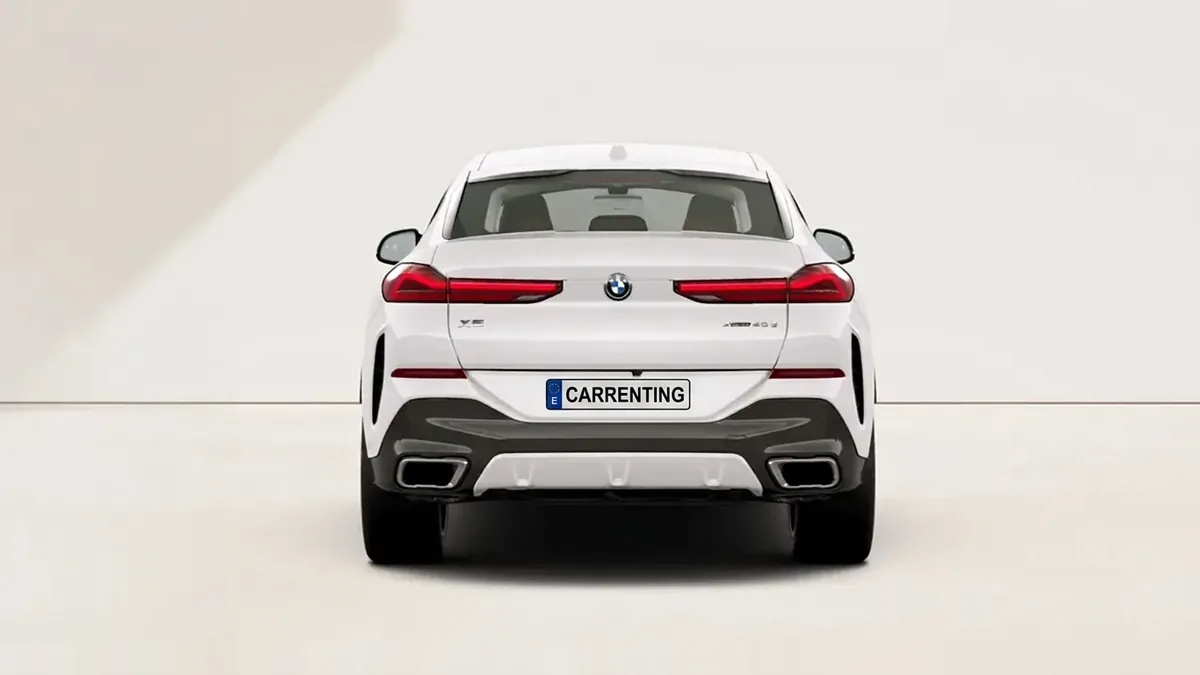 BMW X6 xDrive 40d M Sport en renting — Trasera