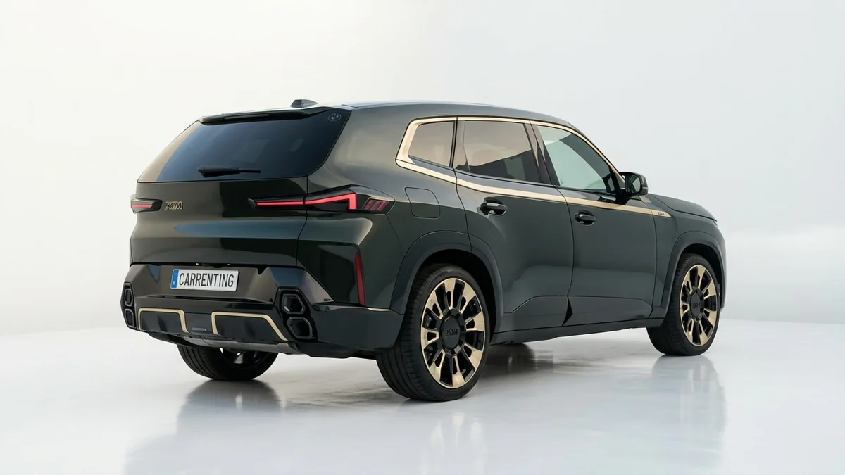 BMW XM 50e 350kW en renting — Trasera