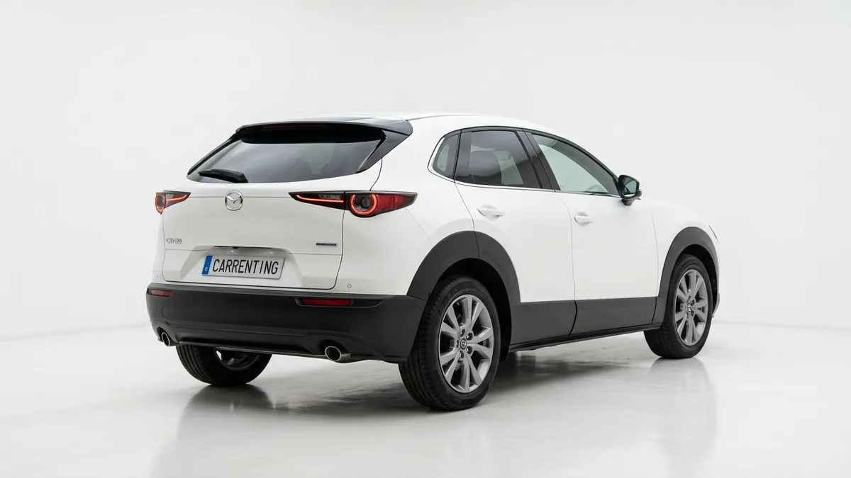 Mazda CX 30 2.5L e-SkyAct G MHEV 103kW Prime-Line en renting — Trasera