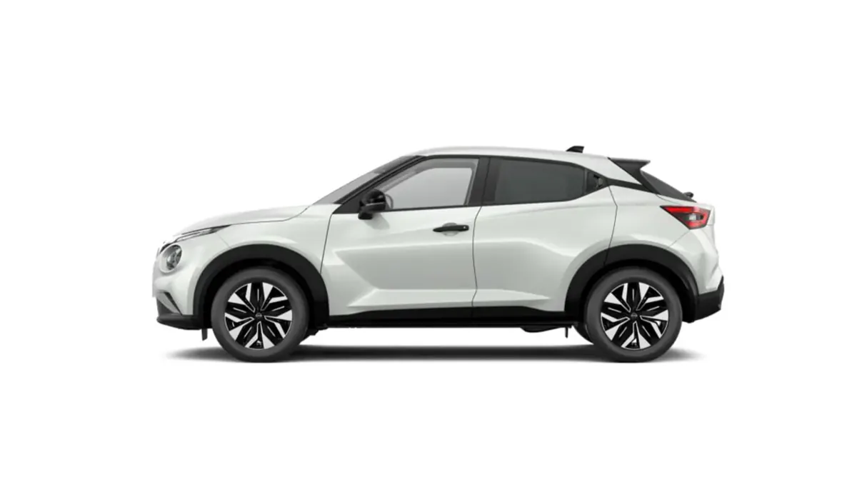 Nissan Juke 1.0 DIG-T 114CV Acenta II en renting — Lateral