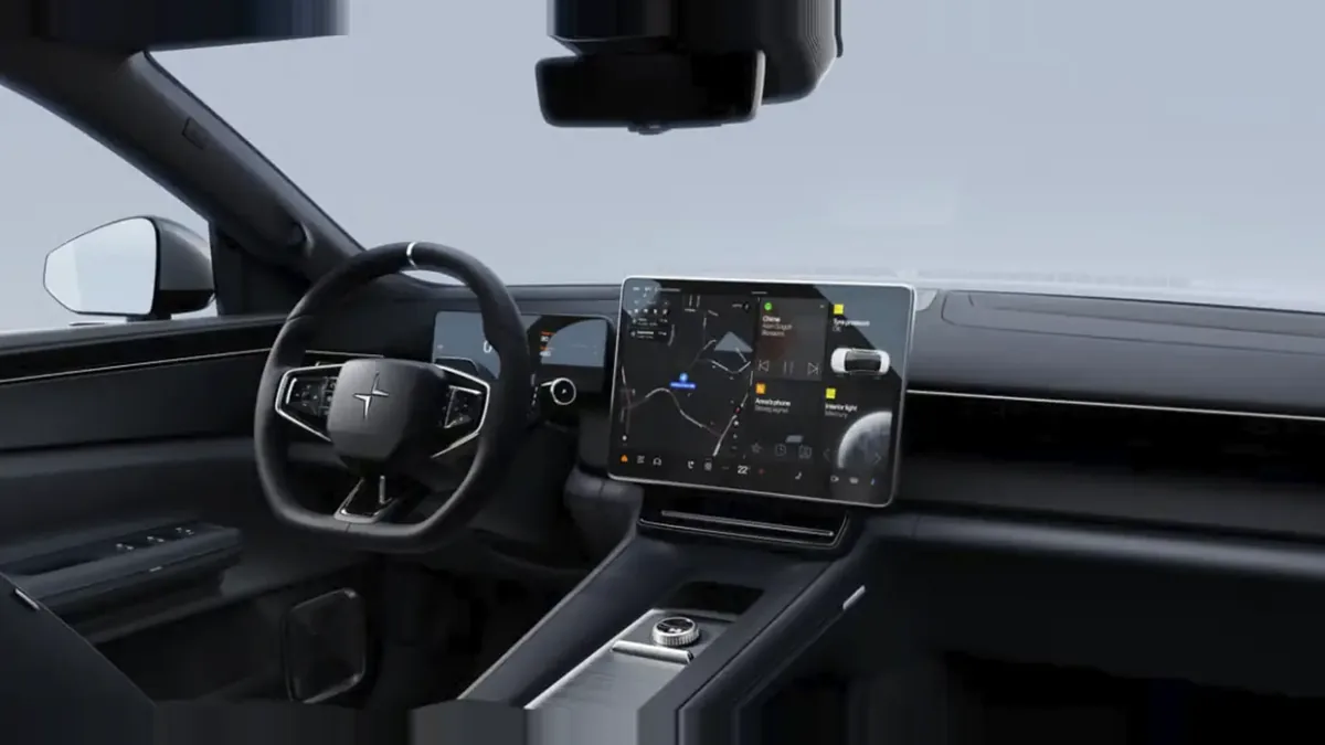 Polestar 4 Long Range Single Motor en renting — Delantera