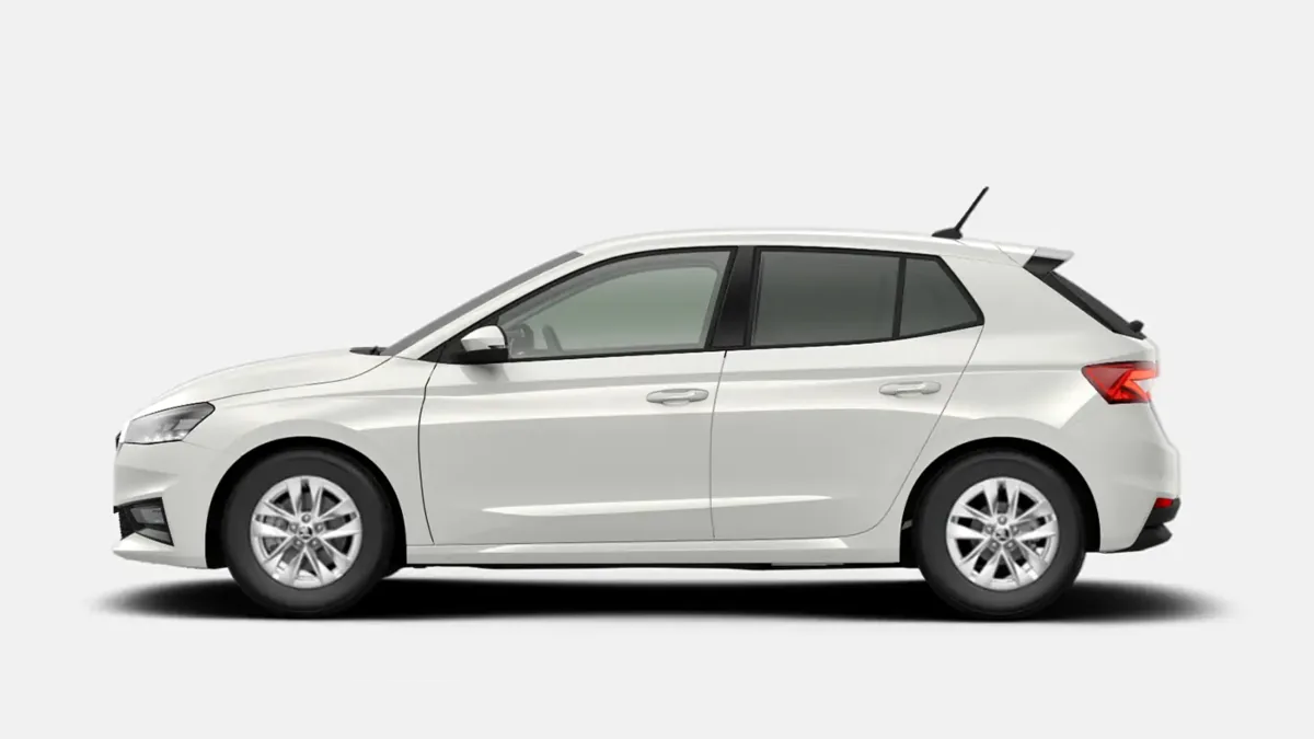Škoda Fabia 1.0 TSI DSG Selection en renting — Lateral