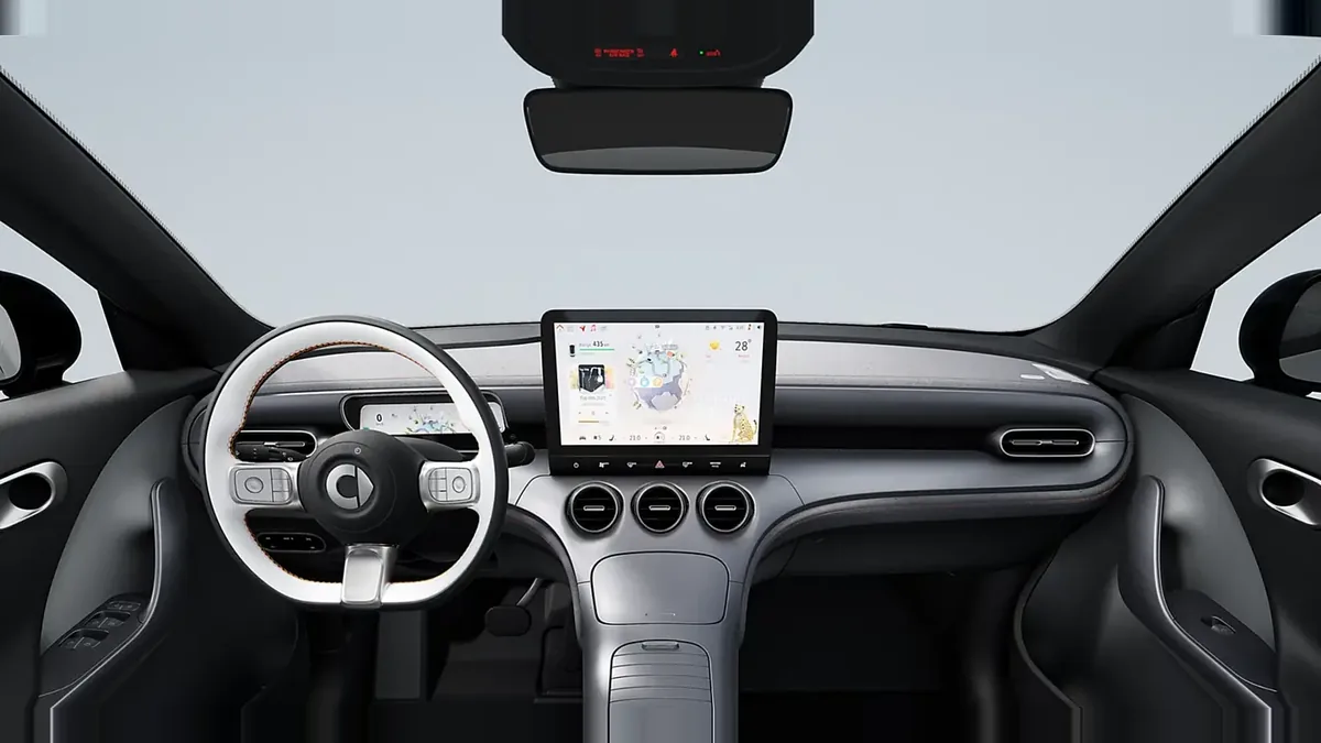 smart #3 Pro en renting — Interior