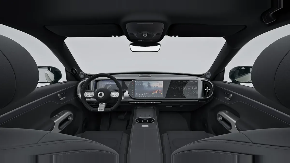 smart #5 Pro en renting — Interior